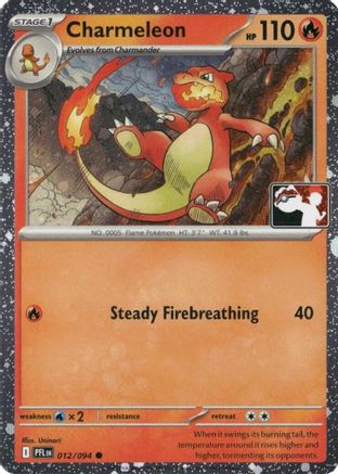 Charmeleon 012/094  - Holofoil Prize Pack Series Cards - Common-1