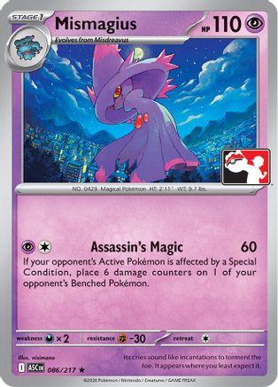 Mismagius 086/217  Prize Pack Series Cards - Rare-1