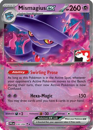 Mismagius ex 036/094  - Holofoil Prize Pack Series Cards - Double Rare-1