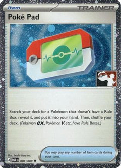 Poke Pad 081/088  - Holofoil Prize Pack Series Cards - Uncommon-1