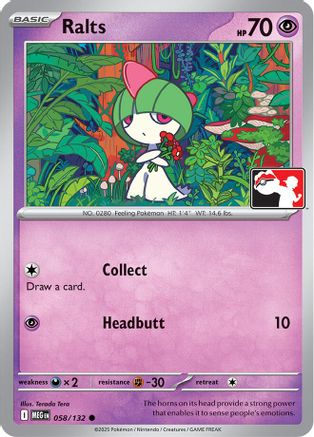 Ralts 058/132  Prize Pack Series Cards - Common-1