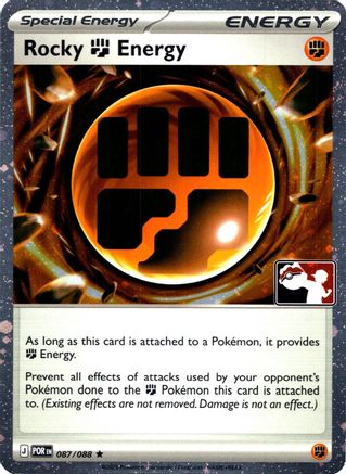 Rocky Fighting Energy 087/088  - Holofoil Prize Pack Series Cards - Rare-1