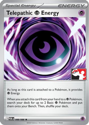 Telepathic Psychic Energy 088/088  Prize Pack Series Cards - Rare-1