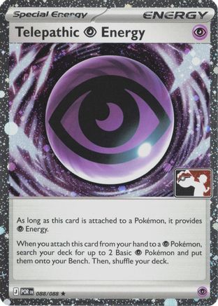 Telepathic Psychic Energy 088/088  - Holofoil Prize Pack Series Cards - Rare-1