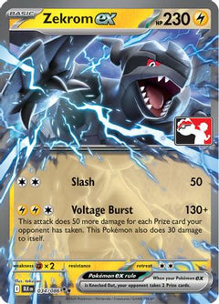 Zekrom ex 034/086  - Holofoil Prize Pack Series Cards - Double Rare-1