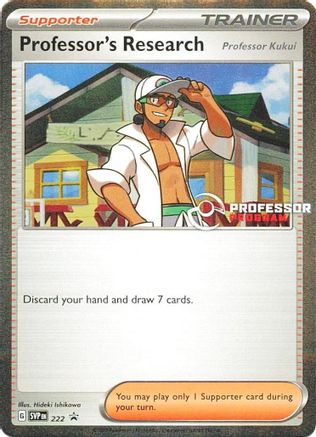 Professor's Research [Professor Kukui] 222  - Holofoil Professor Program Promos - Promo-1