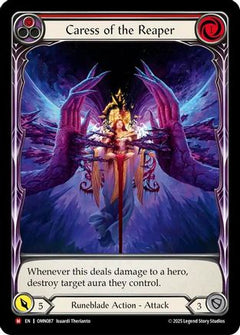 Caress of the Reaper (Extended Art) (OMN087) - Omens of the Third Age Cold Foil-1
