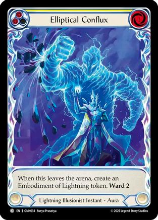 Elliptical Conflux (Extended Art) (OMN034) - Omens of the Third Age Cold Foil-1
