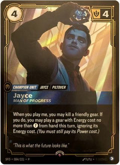 Jayce - Man of Progress (084/221) - Riftbound Organized Play Promotional Cards Foil-1