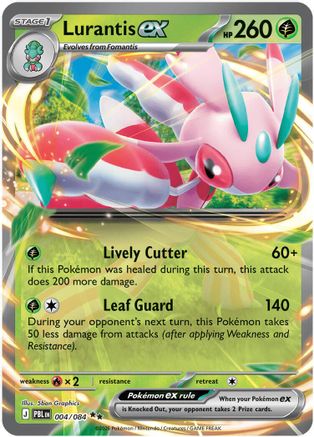 Lurantis ex 004/084  - Holofoil ME05 Pitch Black - Double Rare-1