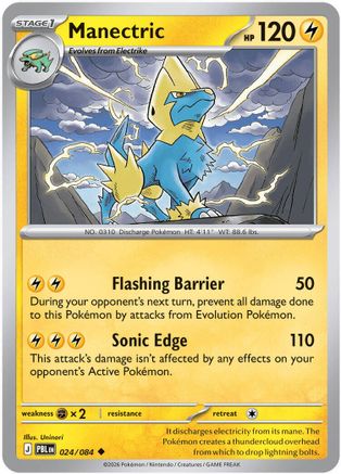Manectric 024/084  ME05 Pitch Black - Uncommon-1