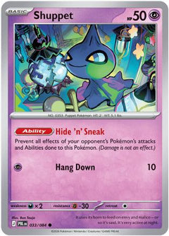Shuppet 033  - Reverse Holofoil ME05 Pitch Black - Common-1