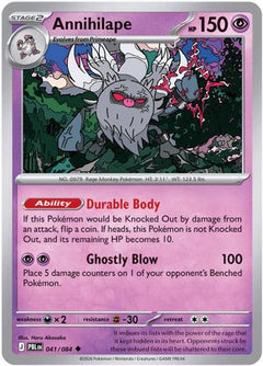 Annihilape 041  - Reverse Holofoil ME05 Pitch Black - Uncommon-1