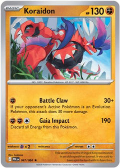 Koraidon 047  - Holofoil ME05 Pitch Black - Rare-1