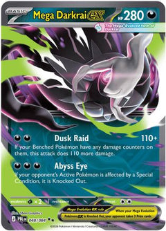 Mega Darkrai ex 048/084  - Holofoil ME05 Pitch Black - Double Rare-1