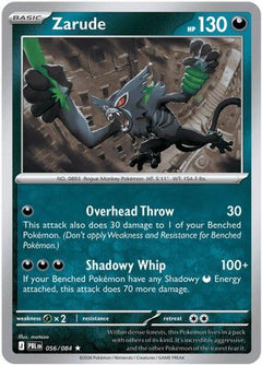 Zarude 056  - Holofoil ME05 Pitch Black - Rare-1