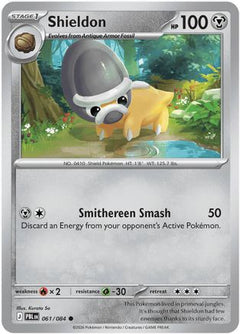Shieldon 061  - Reverse Holofoil ME05 Pitch Black - Common-1