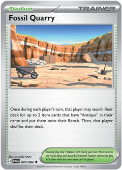 Fossil Quarry 076  - Reverse Holofoil ME05 Pitch Black - Uncommon-1