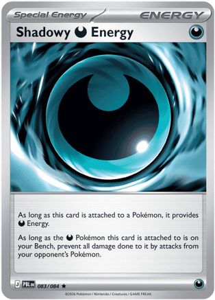 Shadowy Darkness Energy 083  - Reverse Holofoil ME05 Pitch Black - Rare-1
