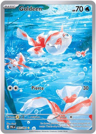 Goldeen 087/084  - Holofoil ME05 Pitch Black - Illustration Rare-1