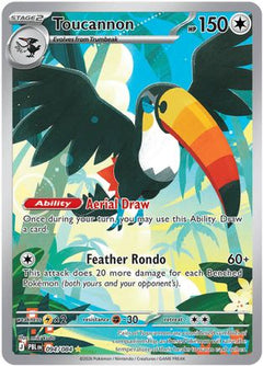 Toucannon 094/084  - Holofoil ME05 Pitch Black - Illustration Rare-1
