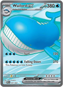 Wailord ex 097/084  - Holofoil ME05 Pitch Black - Ultra Rare-1
