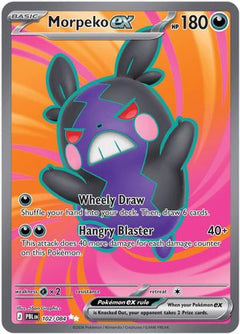 Morpeko ex 102/084  - Holofoil ME05 Pitch Black - Ultra Rare-1