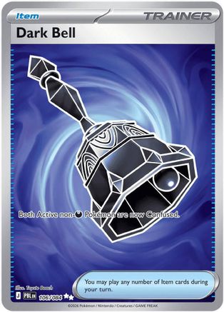 Dark Bell 106/084  - Holofoil ME05 Pitch Black - Ultra Rare-1