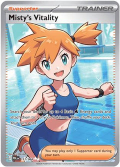 Misty's Vitality 111/084  - Holofoil ME05 Pitch Black - Ultra Rare-1