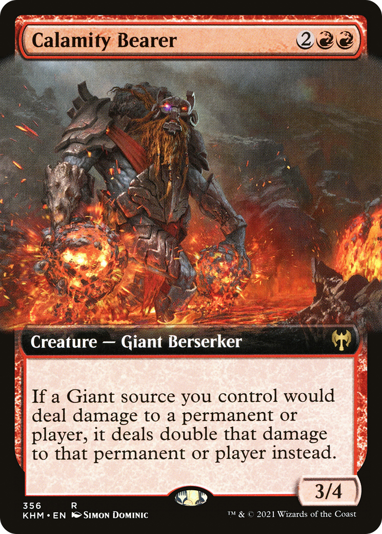 Calamity Bearer (Extended Art) [Kaldheim]-1