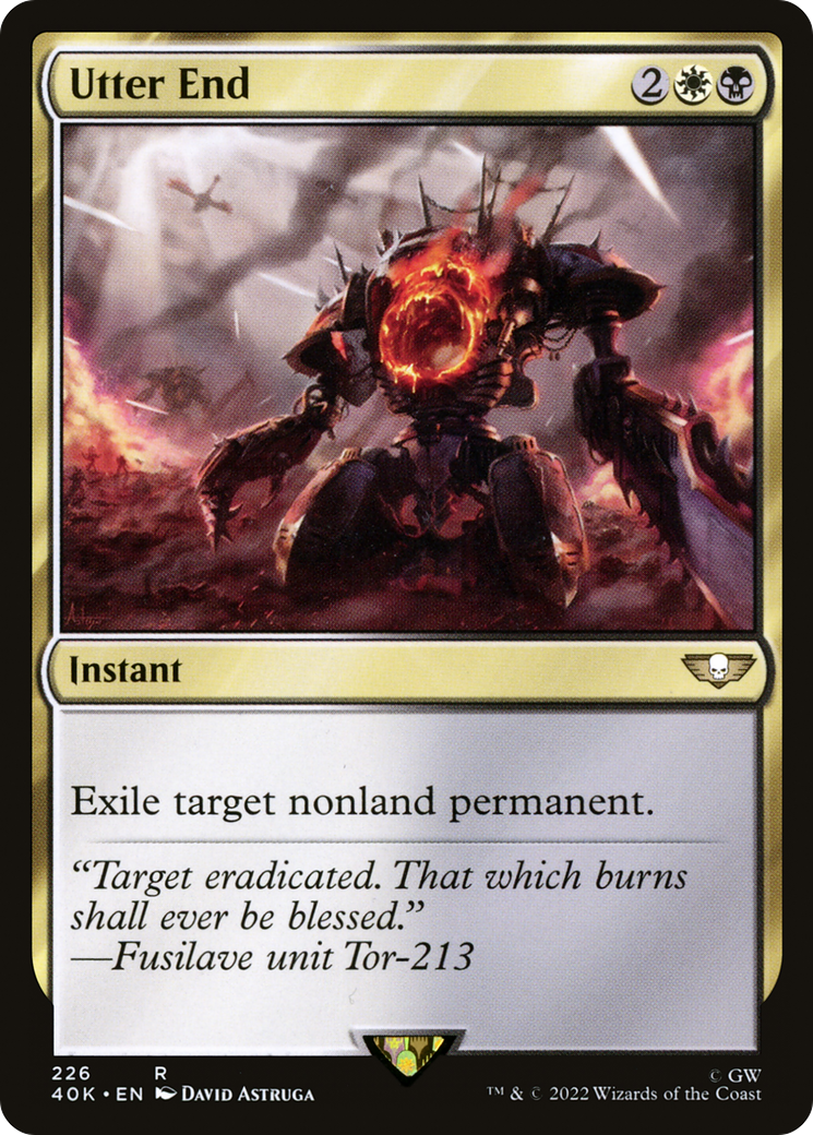 Utter End (40K-226) - Warhammer 40,000 Commander-1