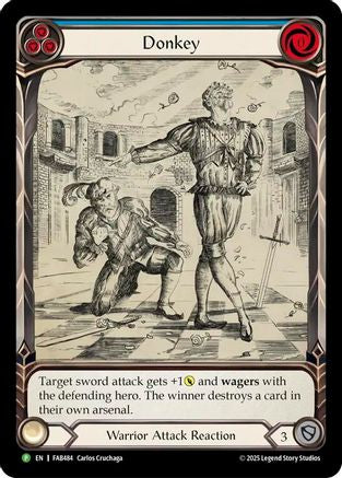 Donkey - FAB484 (FAB484) - Flesh and Blood: Promo Cards Rainbow Foil-1