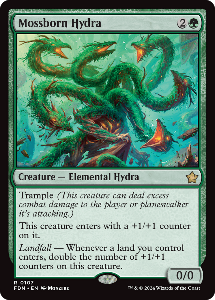 Mossborn Hydra [Foundations]-1