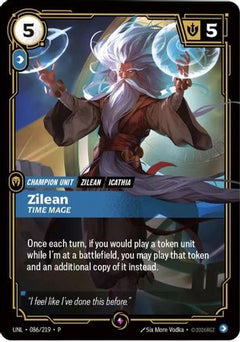 Zilean - Time Mage (086/219) - Riftbound Organized Play Promotional Cards Foil-1