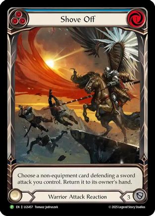 Shove Off - LGS457 (LGS457) - Flesh and Blood: Promo Cards Cold Foil-1