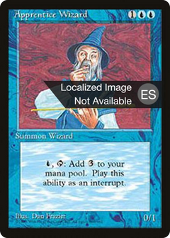 Apprentice Wizard [Fourth Edition Foreign Black Border]-1
