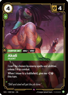 Akali, Silent (038/166) - Vendetta Foil-1