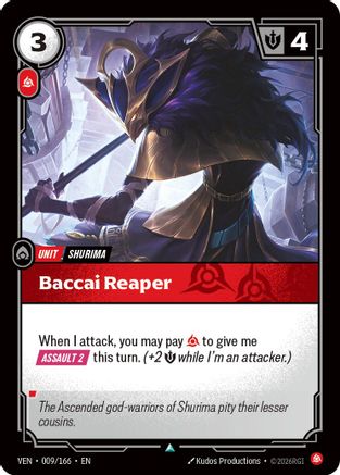 Baccai Reaper (009/166) - Vendetta Foil-1
