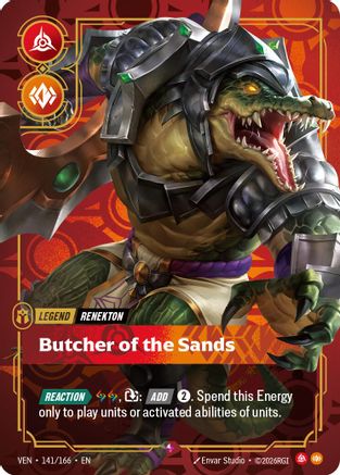 Renekton - Butcher of the Sands (141/166) - Vendetta Foil-1