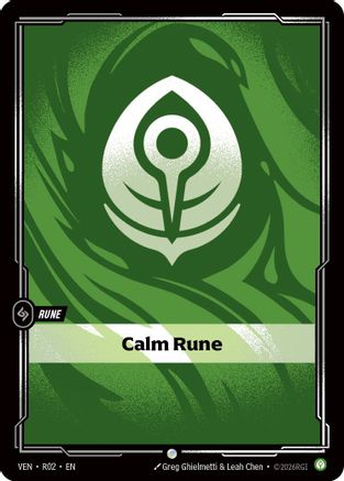 Calm Rune (R02) - Vendetta Foil-1