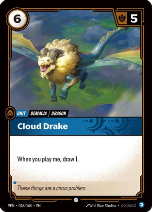 Cloud Drake (048/166) - Vendetta Foil-1