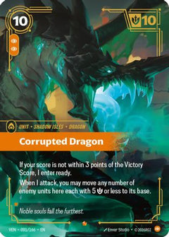 Corrupted Dragon (091/166) - Vendetta Foil-1