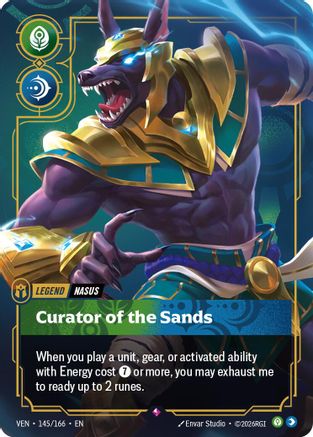 Nasus - Curator of the Sands (145/166) - Vendetta Foil-1