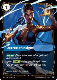 Decree of Insight (061/166) - Vendetta Foil-1
