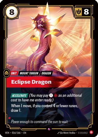 Eclipse Dragon (016/166) - Vendetta Foil-1