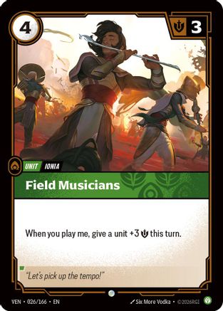 Field Musicians (026/166) - Vendetta Foil-1