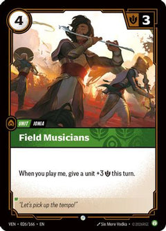 Field Musicians (026/166) - Vendetta Foil-1