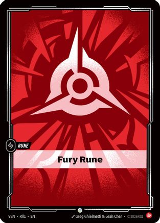 Fury Rune (R01) - Vendetta Foil-1