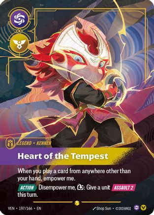 Yordle, Kennen - Heart of the Tempest (Overnumbered) (197/166) - Vendetta Foil-1