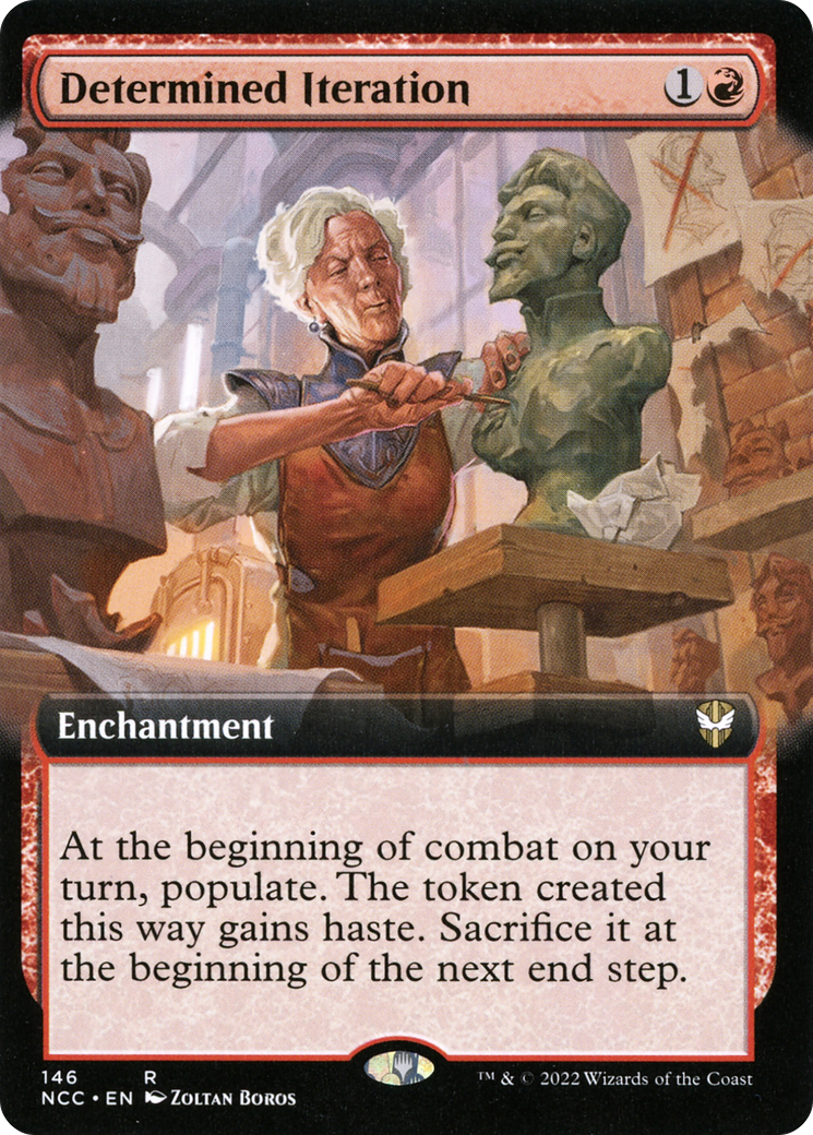 Determined Iteration (Extended Art) [Streets of New Capenna Commander]-1